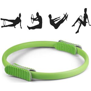 Yoga Pilates Ring Yoga Body Fitness Magic Circle  Inner Diameter: 32cm(Green)