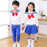 Boys And Girls Long Sleeve Performance Suit (Color:Girls Size:100)