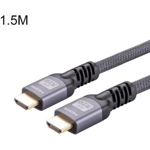 HDMI 2.0 Mannelijk naar HDMI 2.0 Mannelijke 4K ultra-HD gevlochten adapterkabel  kabellengte: 1 5 m