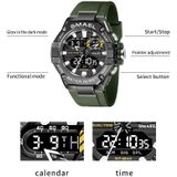 SMAEL 8066 buiten elektronisch sporthorloge legering kleurrijk multifunctioneel herenhorloge