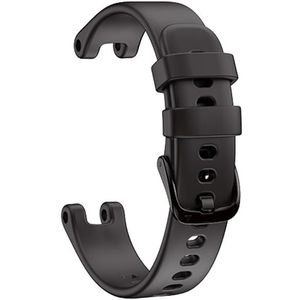 For Garmin Lily Silicone Replacement Strap Watchband(Black)