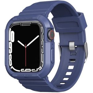 Geïntegreerde horlogeband van koolstofvezel TPU voor Apple Watch 8 41 mm