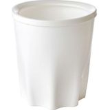 10 PCS Multi-purpose Uncover Plastic Trash Can for Kitchen in Home Living Room with Press-Ring  Size:L 19x24.5x27.5cm