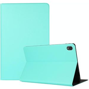 For Lenovo Tab P11 (TB-J606F) Voltage Craft Texture TPU Horizontal Flip Protective Case with Holder(Mint Green)