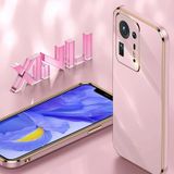 For Xiaomi Mi Mix 4 XINLI Straight 6D Plating Gold Edge TPU Shockproof Case(Celestial Blue)