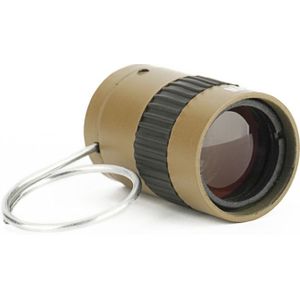 2.5x17.5mm Mini Pocket Miniature Telescope with Finger Buckle (Gold)