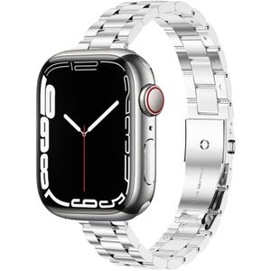 Smalle taille roestvrijstalen horlogeband voor Apple Watch Ultra 49 mm / serie 8 & 7 45 mm / SE 2 & 6 & SE & 5 & 4 44 mm / 3 & 2 & 1 42 mm