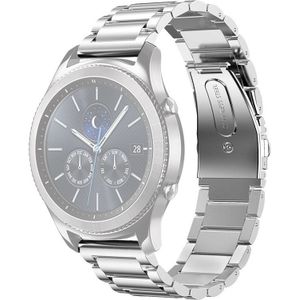 Stainless Steel Wrist Watch Band for Samsung Gear S3 22mm (Silver)