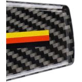 Car Carbon Fiber Steering Wheel Germany Color Decorative Sticker for BMW Z4 2009-2015