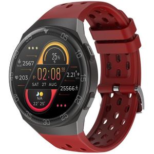 MT68 1.28 inch IPS Screen Bluetooth 5.0 IP67 Waterproof Smart Watch  Support Sleep Monitor / Multi-sports Mode / Heart Rate Monitor / Blood Pressure Monitoring(Red)