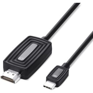 TY-04 2m USB-C / Type-C 3.1 to HDMI 4K with HDCP  Compatible MacBook Pro 2018/2017  iPad Pro/MacBook Air 2018  Chromebook Pixel  Samsung S9/S8  Dell XPS 13