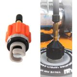 2 stks Surfen Paddle Board Adapter Opblaasbare Luchtklep Conversie Air Nozzle (Oranje)