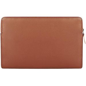 ND09 Laptop Thin and Light PU Liner Bag  Size:13.3 inch(Cowhide Yellow)
