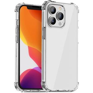 iPaky Crystal Clear Series Transparante Schokbestendige TPU + PC-beschermhoes voor iPhone 13 Pro