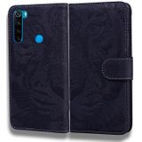 Voor Xiaomi Redmi Note 8 Tiger Embossing Pattern Horizontale Flip Lederen Case met Holder & Card Slots & Wallet(Zwart)