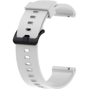 Silicone Sport Wrist Strap for Garmin Vivoactive 3 20mm (White)