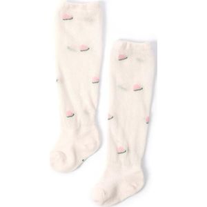 6 Pairs Baby Stockings Anti-Mosquito Thin Cotton Baby Socks  Toyan Socks: S 0-1 Years Old(Pink Watermelon)