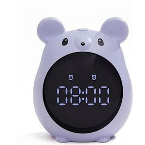 Elf Mouse Alarm Clock Countdown Learning Time Management Student And Child Cartoon Clock(Blue)