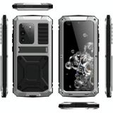 For Samsung Galaxy S20 Plus R-JUST Waterproof Shockproof Dustproof Metal + Silicone Protective Case(Silver)