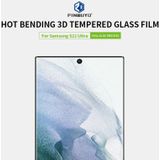 Voor Samsung Galaxy S22 Ultra 5G Pinwuyo 9h 3D-hete buigende gehard glasfilm