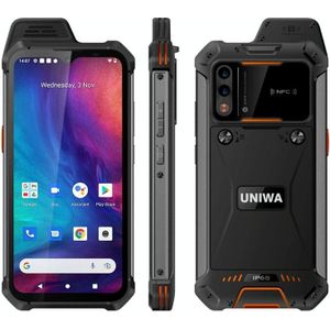 Uniwa W888 Rugged Phone  4 GB + 64 GB  IP68 Waterdichte stofdichte schokbestendige  5000 MAH-batterij  6 3 inch Android 11 MTK6765 Helio A22 Quad Core tot 2.35GHz  netwerk: 4G  NFC  OTG (zwart + oranje)