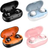 TWS-22 Bluetooth 5.0 In-Ear Sports Waterdichte ruisonderdrukken Touch Control Mini-hoofdtelefoon (Oranje)