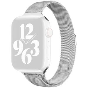 Milan Loopback Small Waist Replacement Watchband For Apple Watch Series 6 & SE & 5 & 4 44mm / 3 & 2 & 1 42mm(Silver)