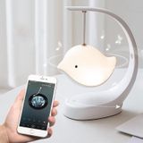 Bird Speaker Night Light Bedroom Bedside Music Desk Lamp  Style:Bluetooth