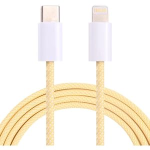 20W PD USB-C / TYPE-C tot 8 PIN-gegevenskabel  kabellengte: 1m