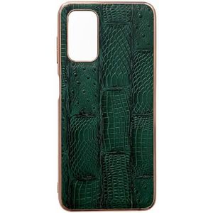 Voor Samsung Galaxy A53 5G Nano Galvaniseren Mahjong Textuur Lederen Telefoon Case (Groen)