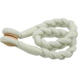 1 Pair Magnetic Buckle Twist Tie For Curtains(Off-white)