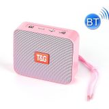T&G TG166 Color Portable Wireless Bluetooth Small Speaker(Pink)