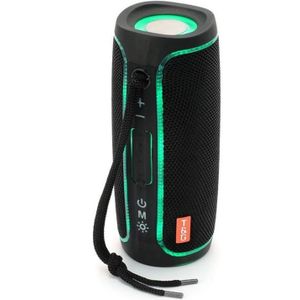 T&G TG288 TWS Portable LED Light Bluetooth Speaker(Black)