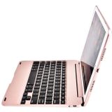 Voor iPad Pro 9 7 inch / iPAD Air 2 horizontale Flip Case + Bluetooth Keyboard(Rose Gold)