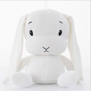 Blijf schattig konijn pluche speelgoed konijn Doll Baby Sleep Toy  hoogte: 30CM (wit)