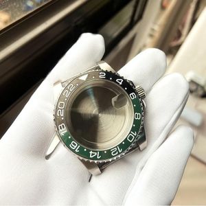 For Rolex 2813/8215/2836/3804/8200 GMT Watch Case For Rolex 2813/8215/2836/3804/8200  Colour: GMT Black and Green Ceramic Ring