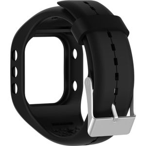 Smart Watch Silicome Wrist Strap Watchband for POLAR A300 (Black)