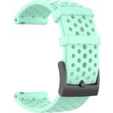 For Suunto 9 Breathable Silicone Strap  Exclude the Subject(Mint Green)