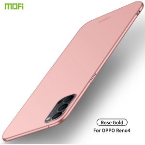 For OPPO Reno4 MOFI Frosted PC Ultra-thin Hard Case(Rose Gold)