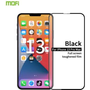 MOFI 9H 2.5D Full Screen Tempered Glass Film For iPhone 13 Pro Max(Black)