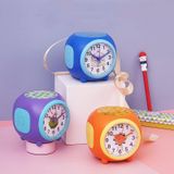 Children Romantic Starry Sky Projection Music Pointer Alarm Clock(Purple)
