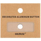 Decorated Aluminum Home Button Sticker for iPhone 6 & 6 Plus / iPhone 5 & 5C & 5S  iPad Air / iPad mini Retina  iPod touch 5(White)