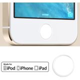 Decorated Aluminum Home Button Sticker for iPhone 6 & 6 Plus / iPhone 5 & 5C & 5S  iPad Air / iPad mini Retina  iPod touch 5(White)