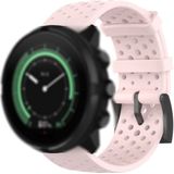 Voor Suunto 9 ademende siliconen band  sluit het onderwerp (Roze)