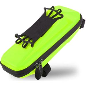WEST BIKING YP0707263 Bicycle Outdoor Front Beam Bag EVA Hard Shell Phone Bag(Fluorescent yellow)