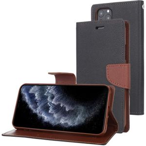 For iPhone 11 Pro MERCURY GOOSPERY FANCY DIARY Horizontal Flip Leather Case with Holder & Card Slots & Wallet(Dlack Brown)