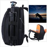 PULUZ Outdoor Portable Waterproof Scratch-proof Dual Shoulders Backpack Handheld PTZ Stabilizer Camera Bag with Rain Cover for DJI Ronin-SC / Ronin-S(Black)