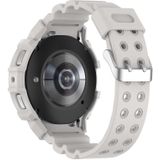 Voor Samsung Galaxy Watch4 40mm Armor siliconen horlogeband + beschermhoes