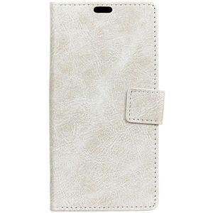 For HTC U Play Retro Crazy Horse Texture Horizontal Flip Leather Case with Holder & Card Slots & Wallet & Photo Frame(White)