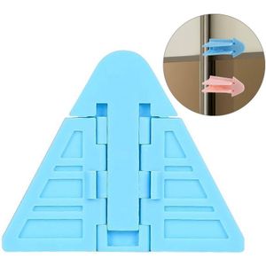 Window Safety Lock Sliding Door Window Lock Door and Window Stopper for Children (Blue)